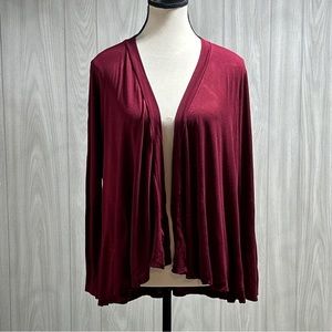 Rue Juju Lightweight Open front Cardigan Size Large